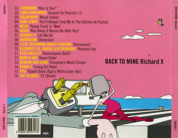 Richard X : Back To Mine (CD, Mixed)
