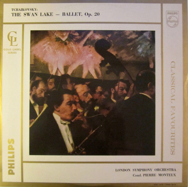 Pyotr Ilyich Tchaikovsky, Pierre Monteux Cond. London Symphony Orchestra : The Swan Lake - Ballet, Op.20 (LP)