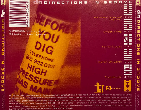 Directions In Groove : Directions In Groove (CD, EP, RE)