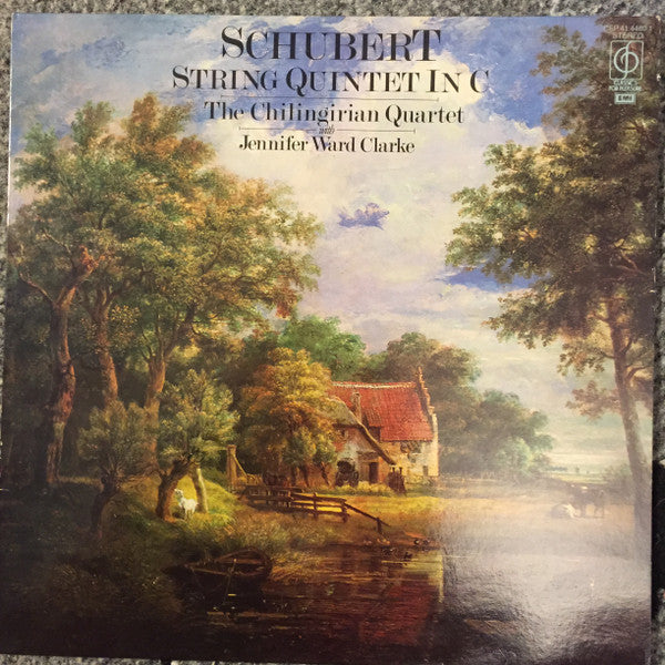 Franz Schubert - Chilingirian String Quartet With Jennifer Ward Clarke : String Quintet In C (LP, RE)