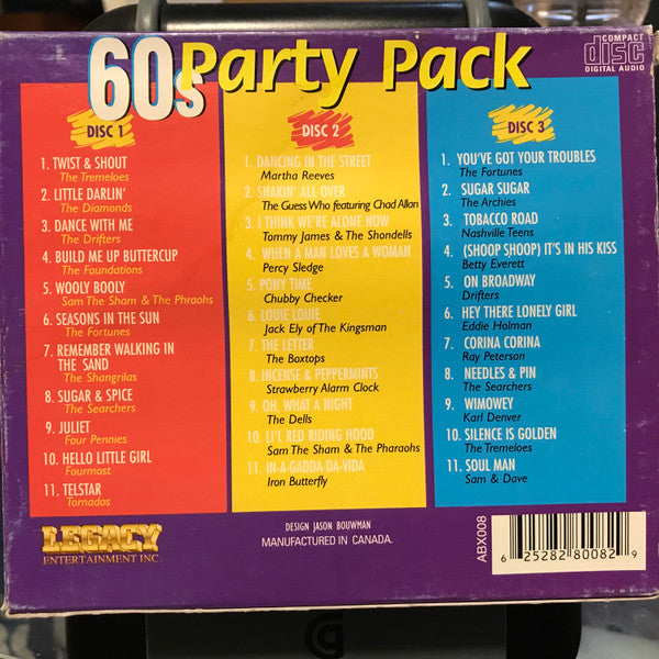 Various : 60s Party Pack 2nd Edition  (3xCD, Comp)