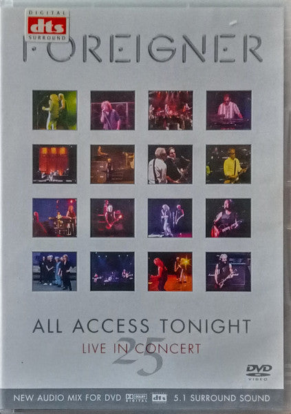 Foreigner : All Access Tonight (Live In Concert 25) (DVD-V, Comp, DVD)