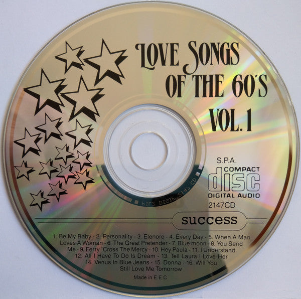 Various : Love Songs Of The 60's - Vol. 1 (CD, Comp)