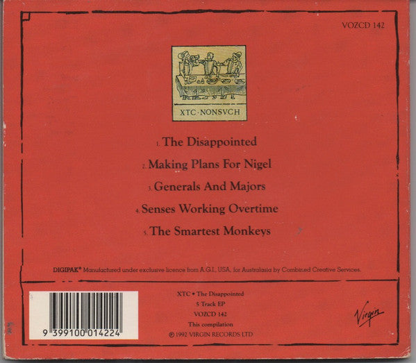 XTC : The Disappointed (CD, EP, Comp, Ltd, Dig)