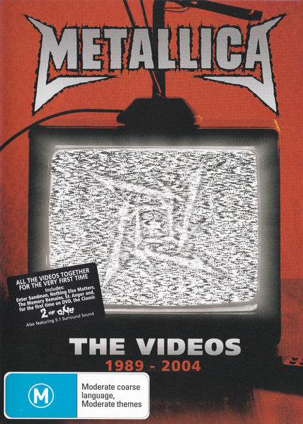 Metallica : The Videos 1989 - 2004 (DVD-V, Comp, Multichannel, PAL, Son)