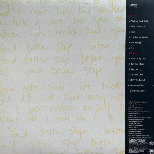 Sam Brown : Stop! (LP, Album)