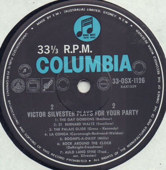 Victor Silvester : Plays For Your Party (LP, Mono)
