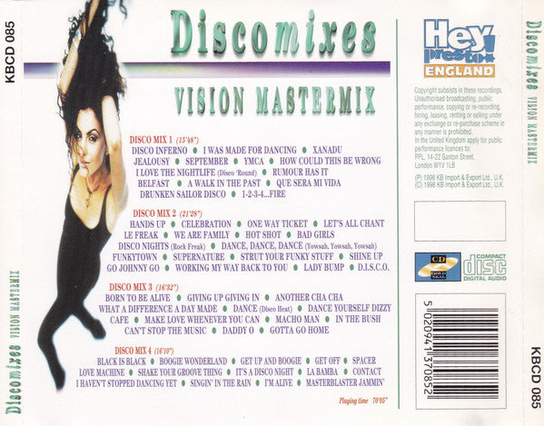 Various : Discomixes Vision Mastermix (CD, Comp)