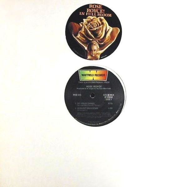 Rose Royce : Do Your Dance (12", Promo, Smplr)