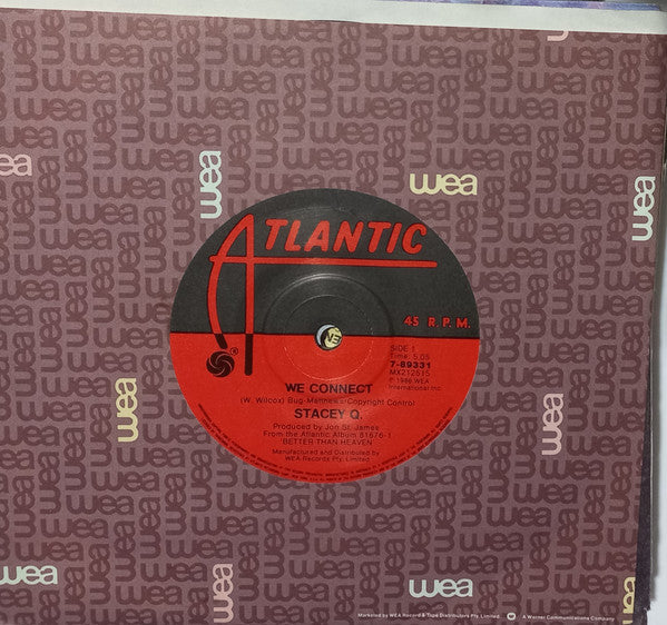 Stacey Q : We Connect (7", Single)