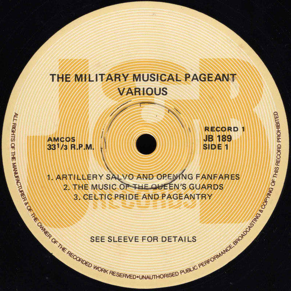 Various : The Military Musical Pageant  (2xLP, Album, Gat)