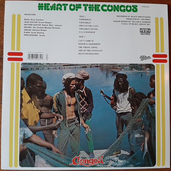The Congos : Heart Of The Congos (LP, Album, RE, RM)