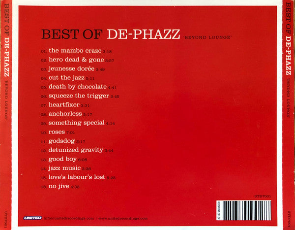 De-Phazz : Best Of De-Phazz: Beyond Lounge (CD, Comp)