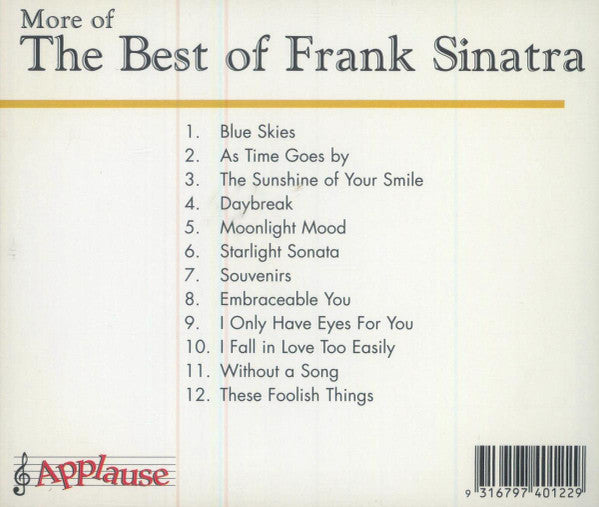 Frank Sinatra : More Of The Best Of Frank Sinatra (CD, Comp)