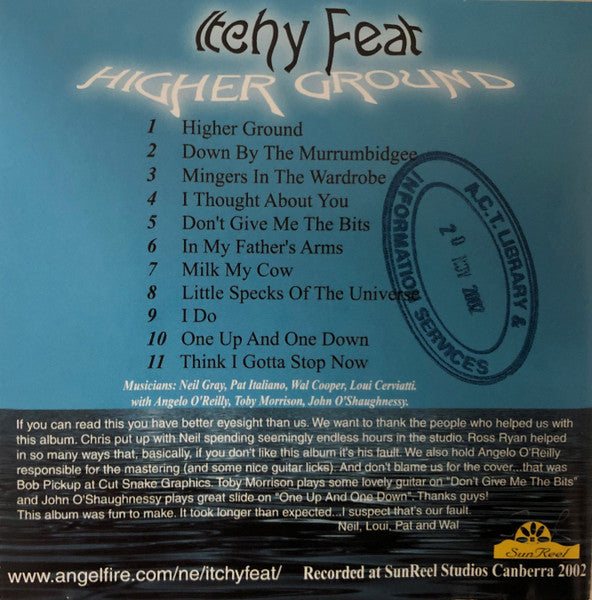 Itchy Feat : Higher Ground (CD, Album)