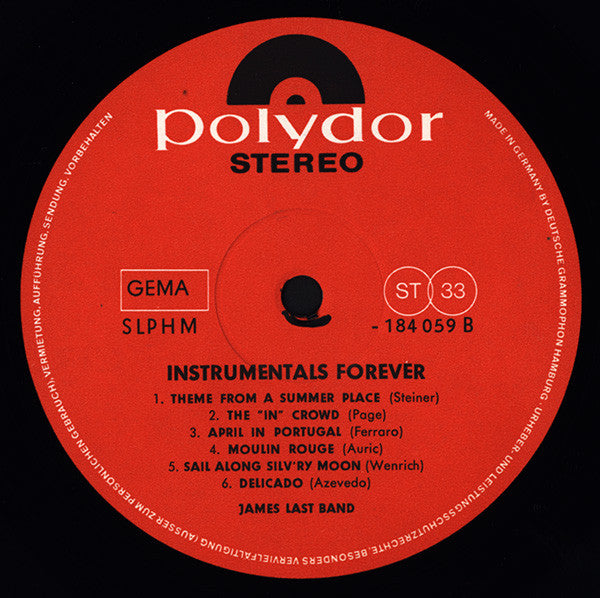 James Last Band* : Instrumentals Forever (LP, Album)