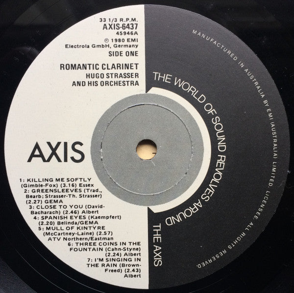 Hugo Strasser : Romantic Clarinet (LP)