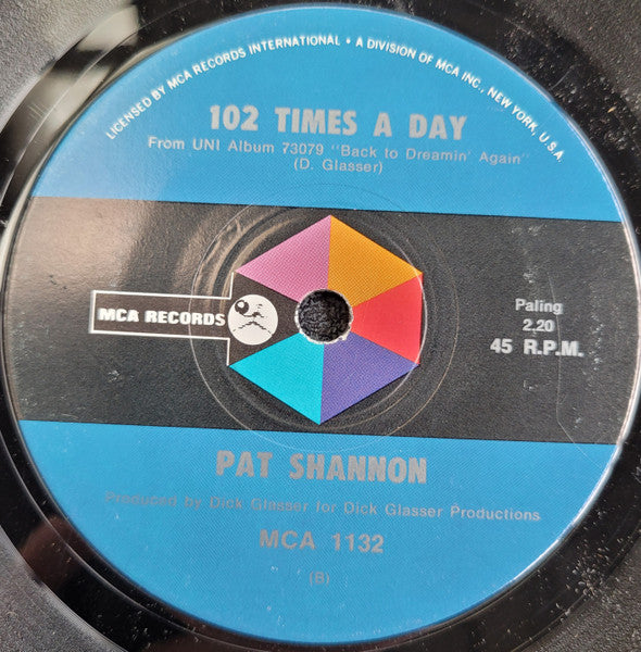 Pat Shannon : It's So Easy (7", Single)