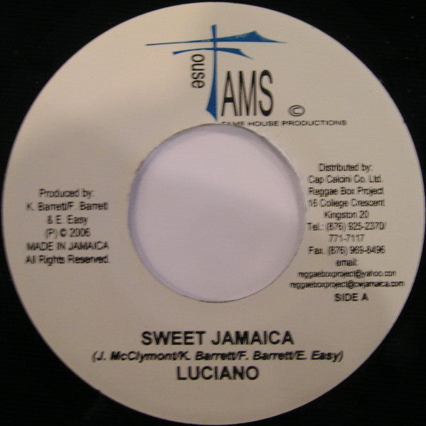 Luciano (2) / G Whizz : Sweet Jamaica / Pray (7")