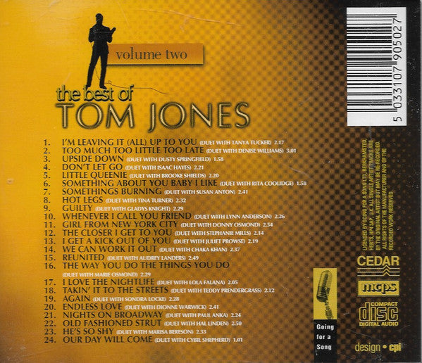Tom Jones : The Best Of Volume Two (CD, Comp)
