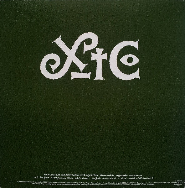 XTC : English Settlement (LP, Album, Tex)