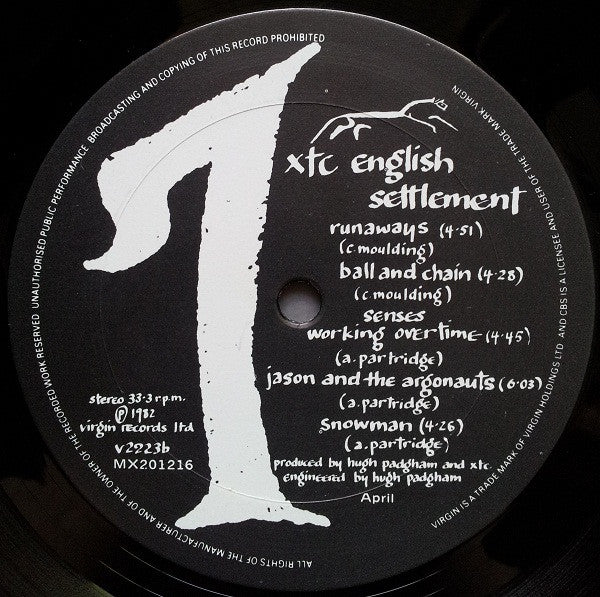 XTC : English Settlement (LP, Album, Tex)