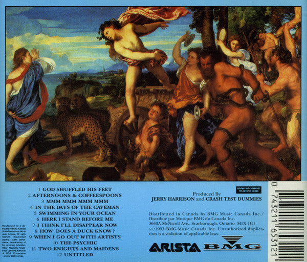 Crash Test Dummies : God Shuffled His Feet (CD, Album)