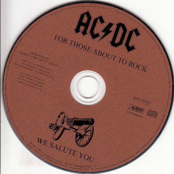 AC/DC : For Those About To Rock (We Salute You) (CD, Album, Enh, RE, RM)