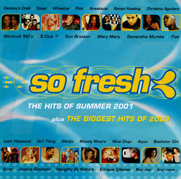 Various : So Fresh: The Hits Of Summer 2001 Plus The Biggest Hits Of 2000 (2xCD, Comp)