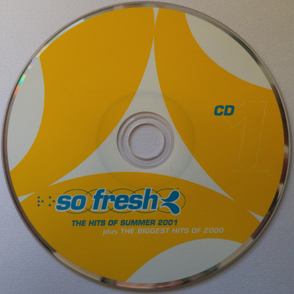 Various : So Fresh: The Hits Of Summer 2001 Plus The Biggest Hits Of 2000 (2xCD, Comp)