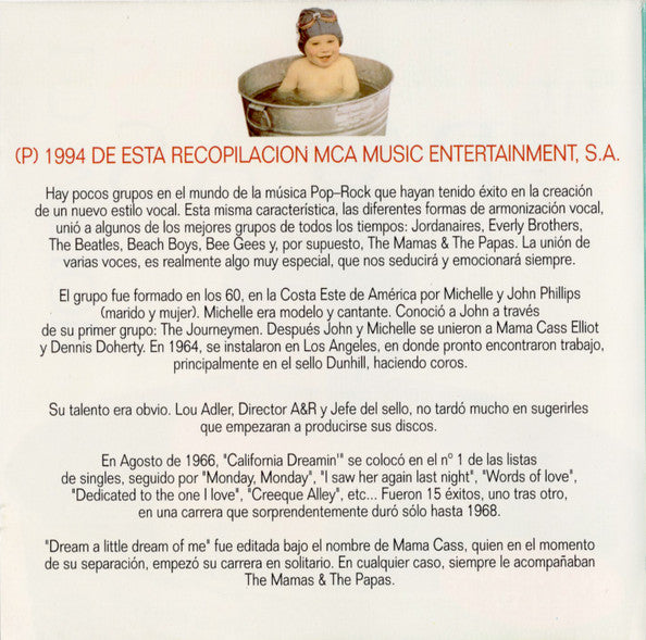 The Mamas & The Papas : Lo Mejor (CD, Comp)