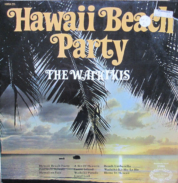 The Waikikis* : Hawaii Beach Party (LP, Album, RE)
