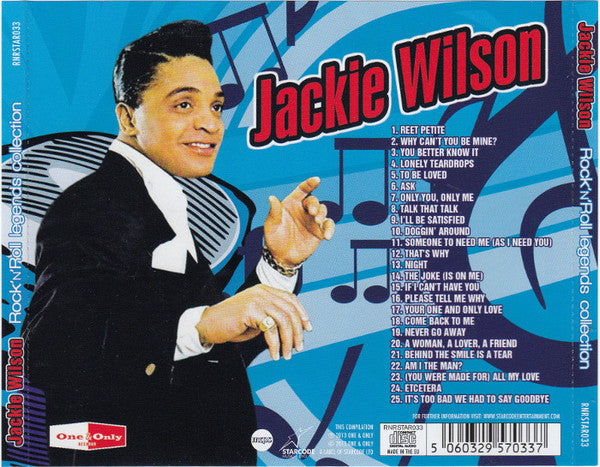 Jackie Wilson : Rock 'N' Roll Legends Collection (CD, Comp)