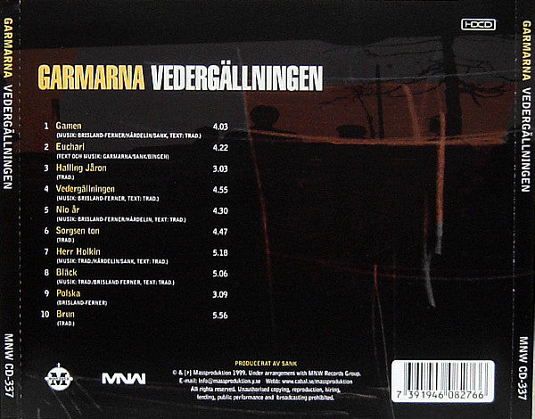 Garmarna : Vedergällningen (HDCD, Album)