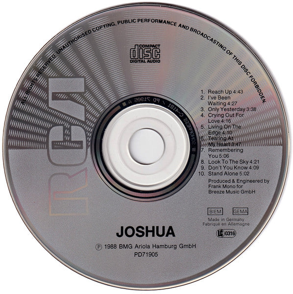 Joshua (25) : Intense Defense (CD, Album)