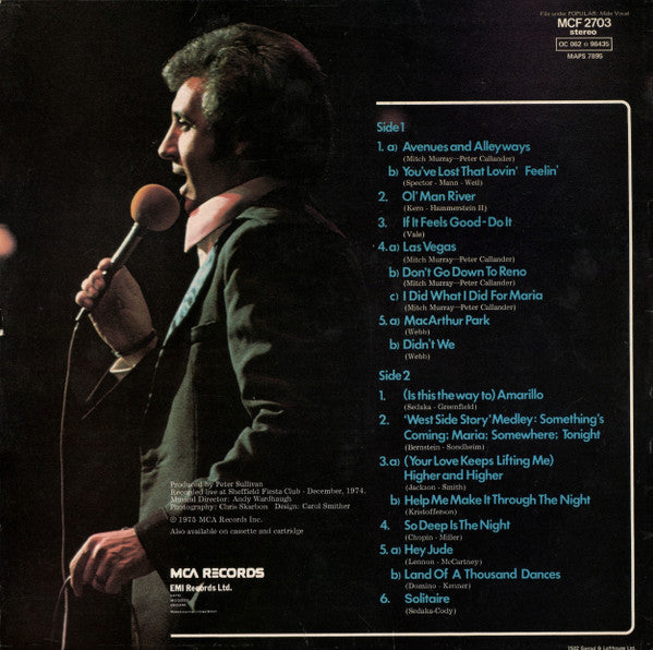 Tony Christie : Live (LP, Album)