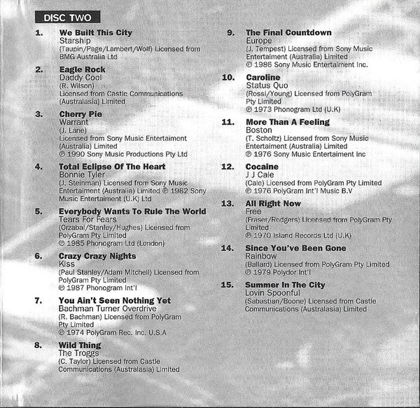 Various : The Greatest Rock Album Ever... (2xCD, Comp)