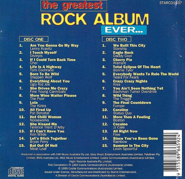 Various : The Greatest Rock Album Ever... (2xCD, Comp)