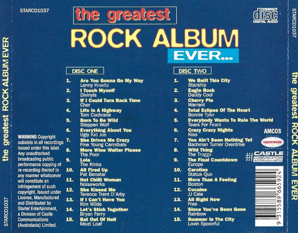 Various : The Greatest Rock Album Ever... (2xCD, Comp)