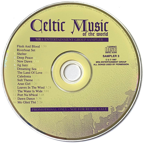 Various : Celtic Music Of The World (CD, Promo, Smplr, Car)