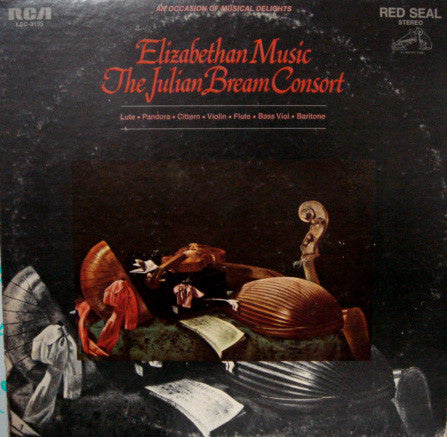 The Julian Bream Consort : Elizabethan Music (LP, Album, RE, Dyn)
