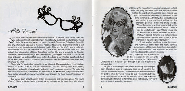 Dame Edna Everage : Peter And The Wolf (CD)