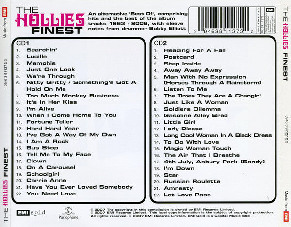 The Hollies : Finest (2xCD, Comp, RM)