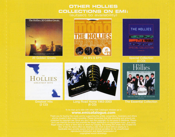 The Hollies : Finest (2xCD, Comp, RM)