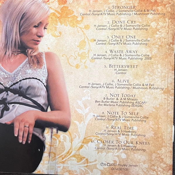 Hayley Jensen : Note To Self (CD, Album)