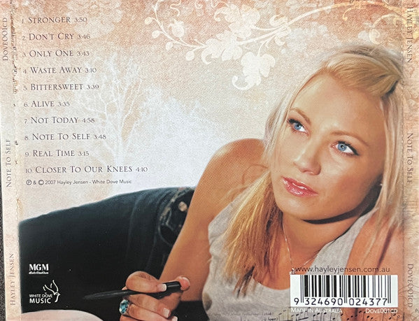 Hayley Jensen : Note To Self (CD, Album)