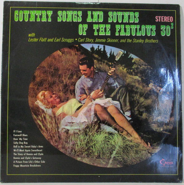 Various : Country Songs And Sounds Of The Fabulous 30s (LP, Album, Comp)