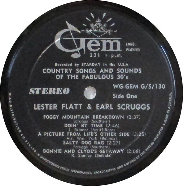 Various : Country Songs And Sounds Of The Fabulous 30s (LP, Album, Comp)