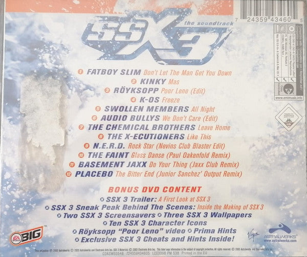 Various : SSX3 (The Soundtrack) (CD, Comp + DVD-V, NTSC)