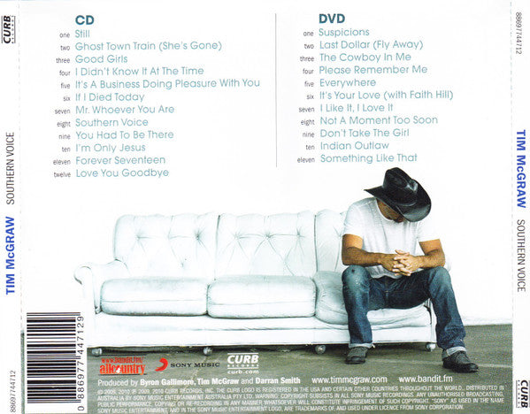 Tim McGraw : Southern Voice (CD, Album + DVD-V)